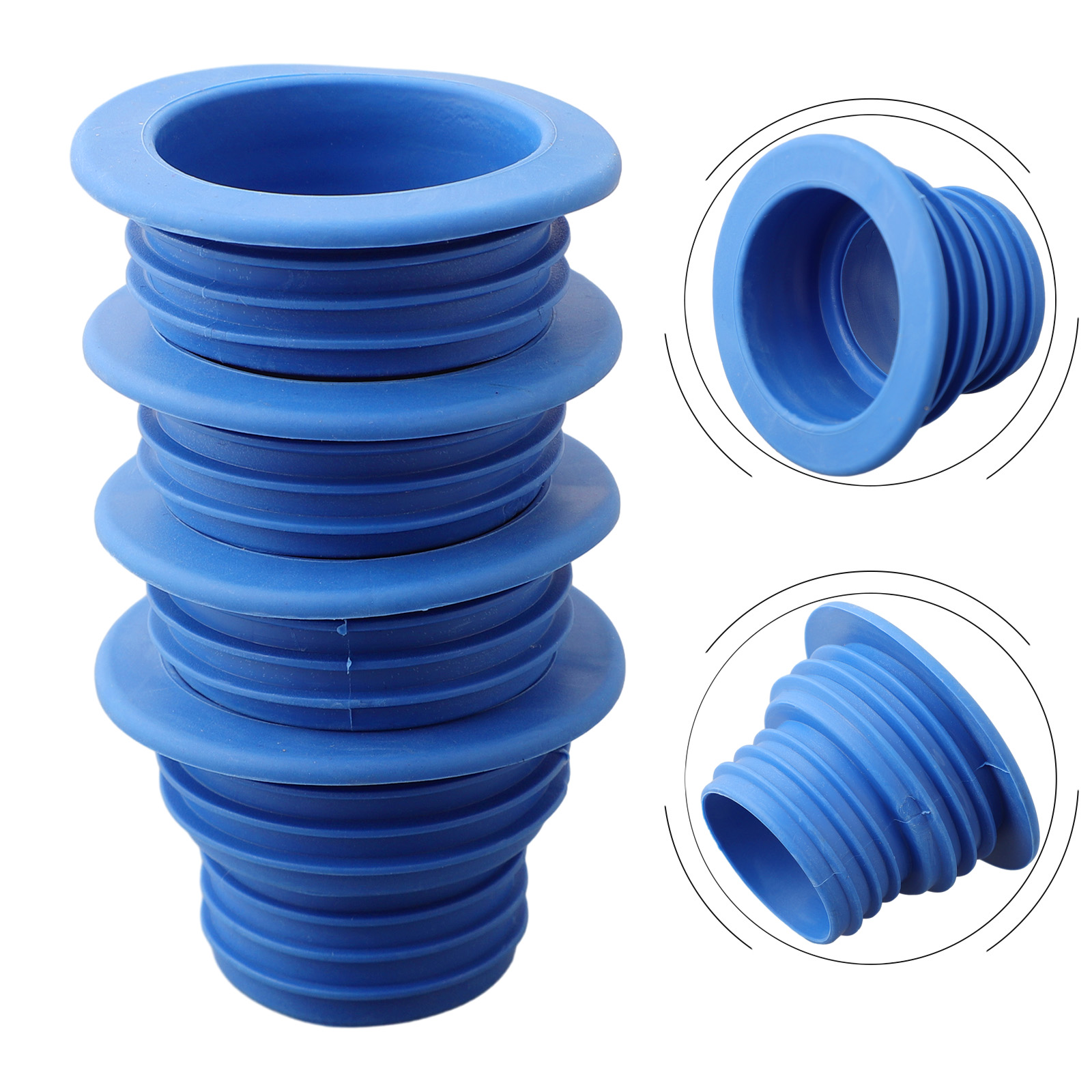 Home Improvement Stores - 4pcs Drain Pipe Hose Silicone Plug