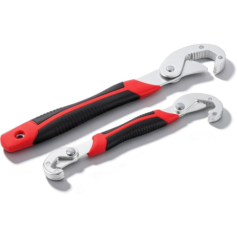 Pipe Wrench Adjustable - Portable Hand Tool for Nuts Bolts