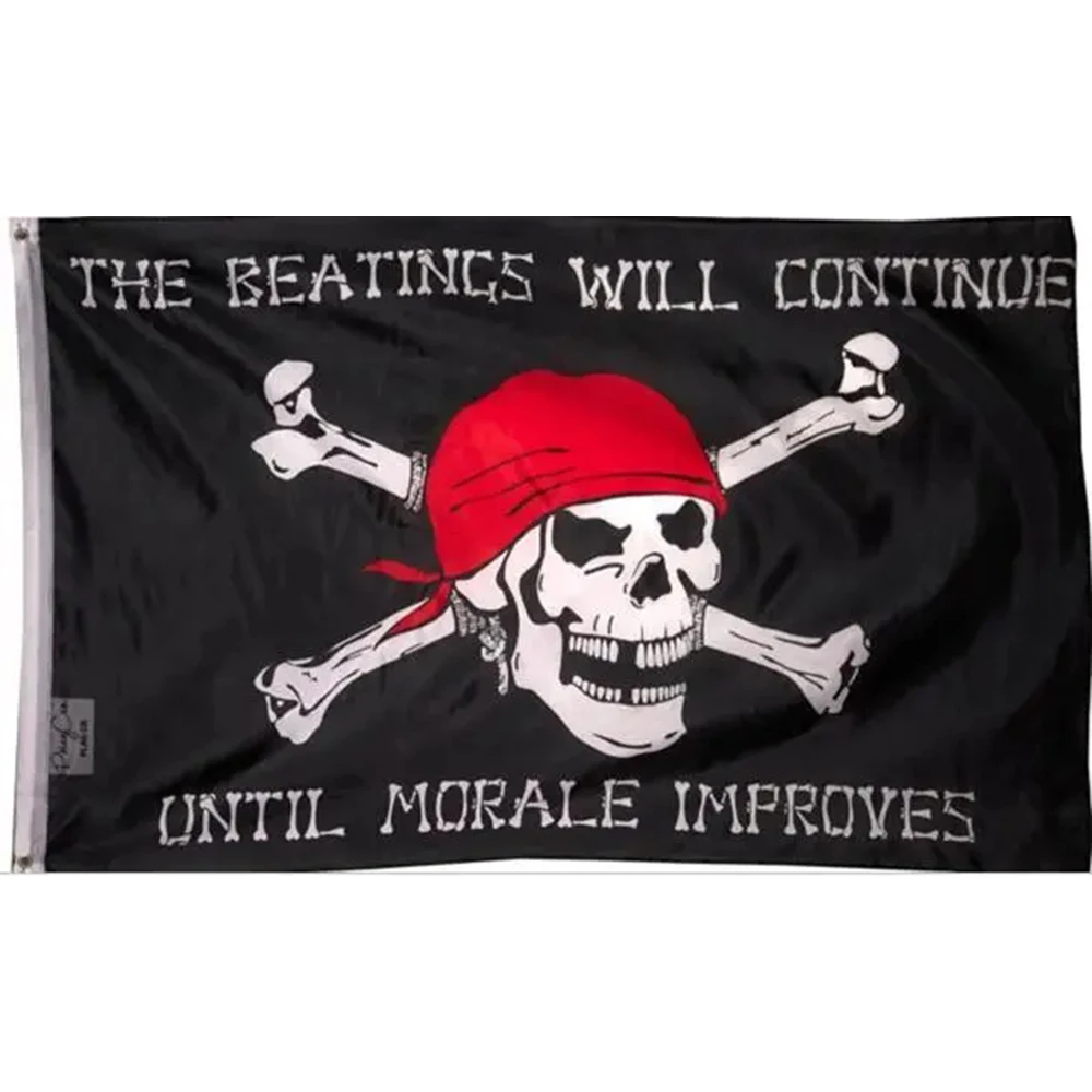 2X3FT THE BEATINGS WILL CONTIN - Home Improvement Ideas recension och pris