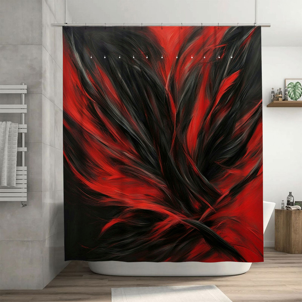 Red and Black Abstract Print S - Home Improvement Ideas recension och pris