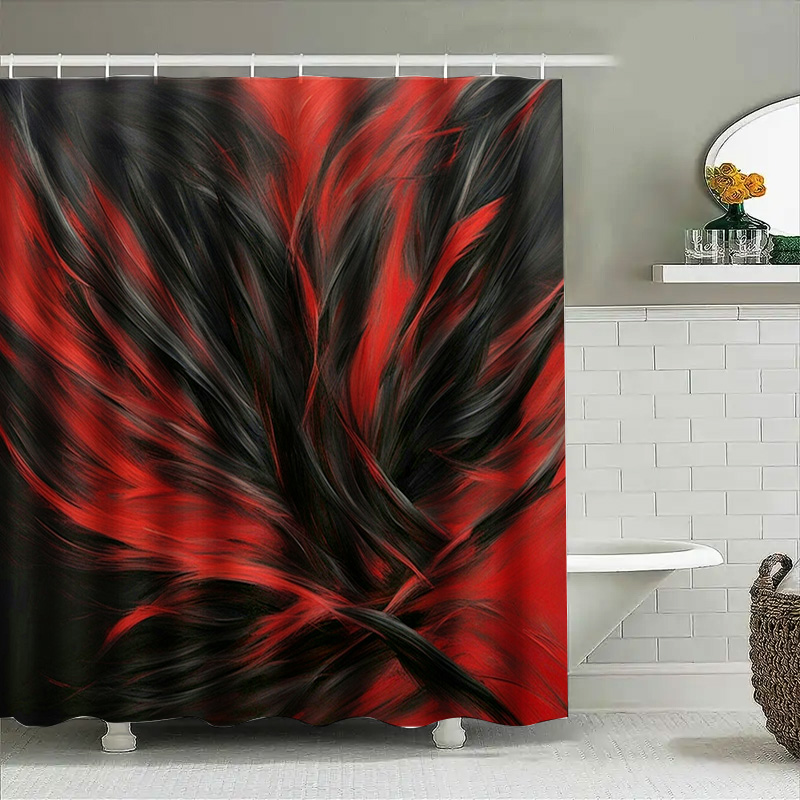 Red and Black Abstract Print S - Home Improvement Ideas recension och pris