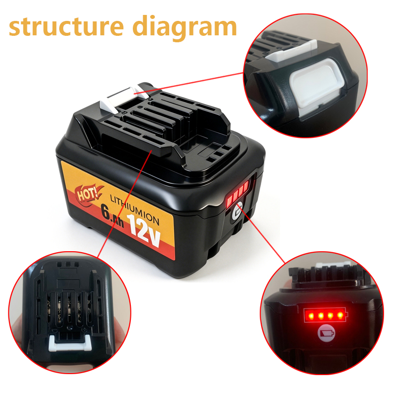 2026 10.8V 12V Max 6.0Ah Li-io - Makita Drill Hp1640 recension och pris