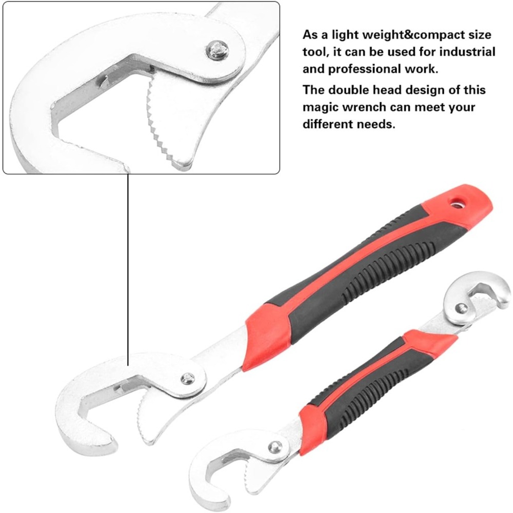 Portable Hand Tool for Nuts Bo - Pipe Wrench Adjustable recension och pris