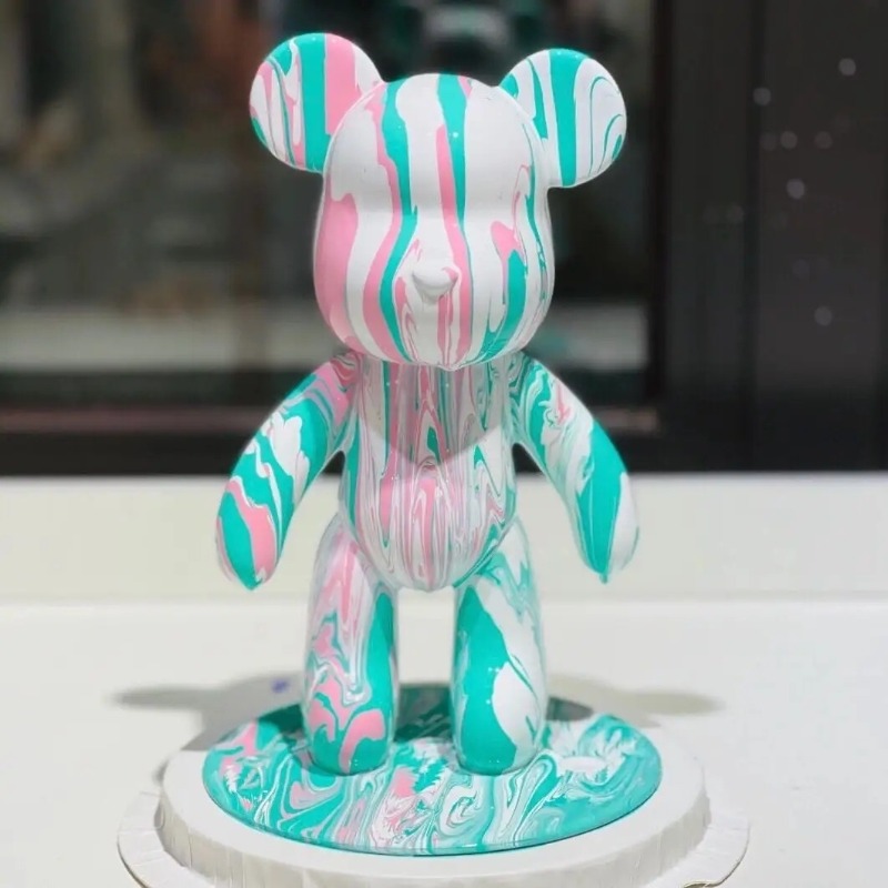 23cm DIY Paint Fluid Bear Figu - Home Improvement News recension och pris
